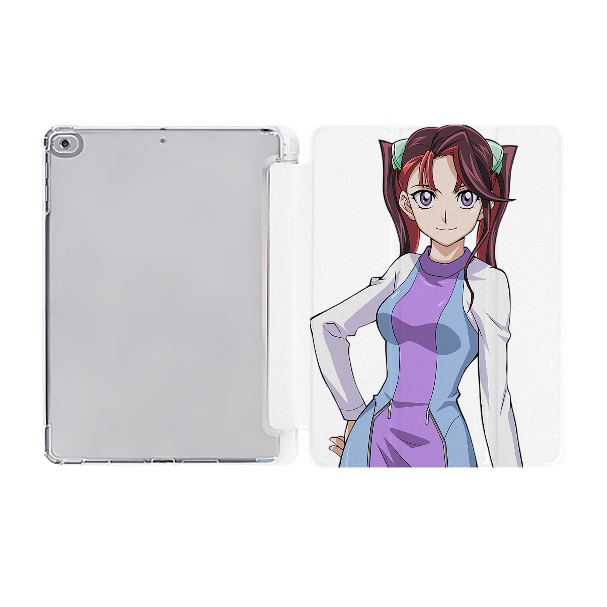 （画像用） 遊☆戯☆王 Yu-Gi-Oh! IPad ケース ペン収納付き 三つ折りスタンド PUレザー×シリコン 対応機種9.5/10.5/10.9インチ